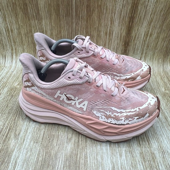 Hoka One One Shoes - Hoka One One Stinson 7 Women's Size 7.5 Cream Trail Running Shoes 1141531-CRMS